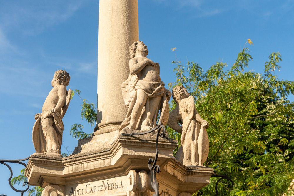 NKP Morový stĺp, Župné nám.